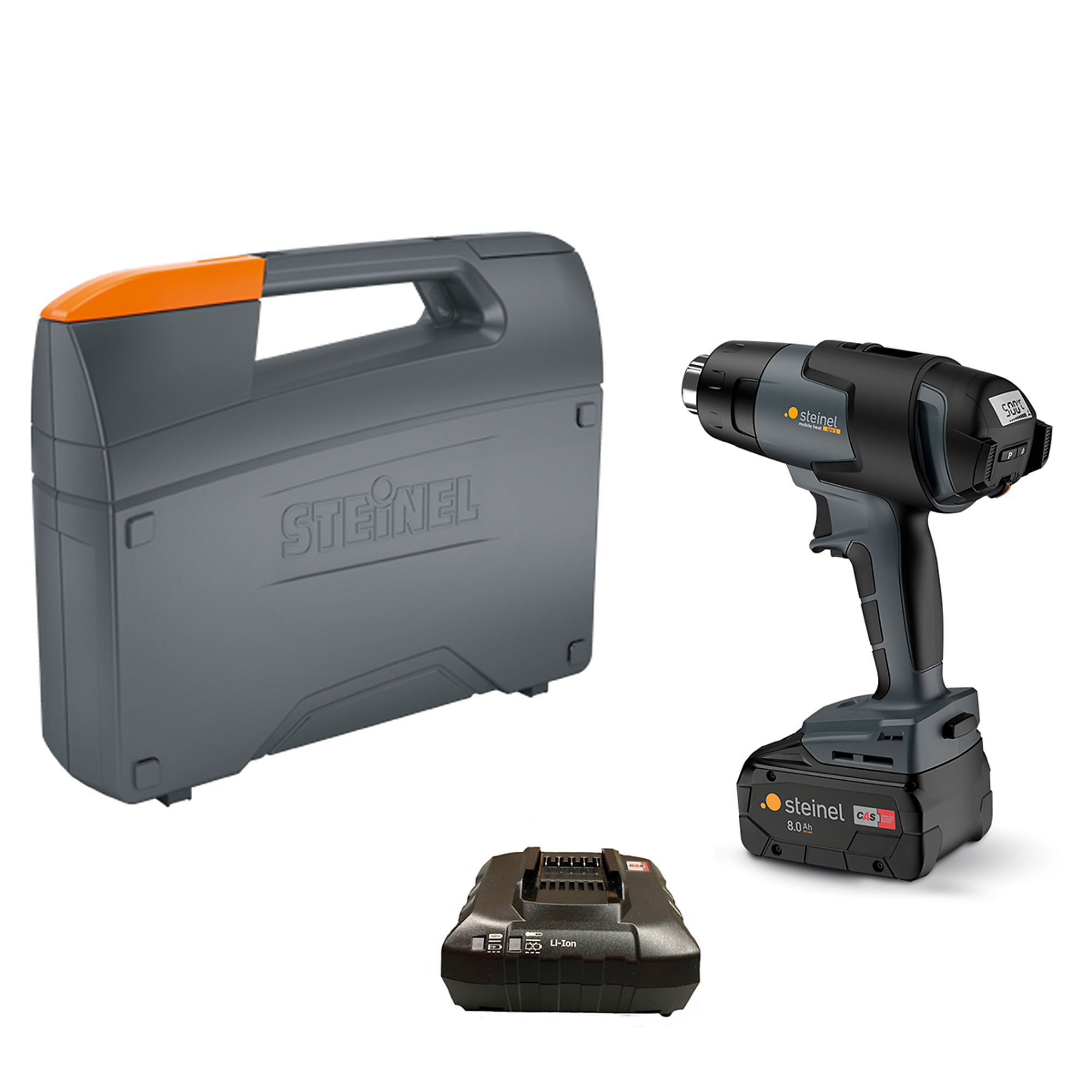 Steinel MH-5 Mobile Heat Gun - 120-930°F, 10.5 CFM, Cordless, Lithium-Ion Battery